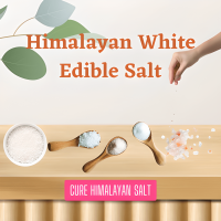 Himalayan White Edible Salt