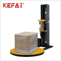 KEFAI high quality industrial tray stretch wrapping machine film shrink wrapping tray wrapping machine