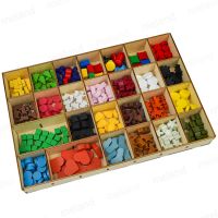 Storage box for game pawns