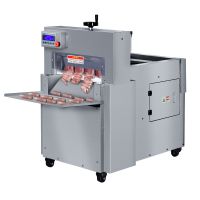 Automatic CNC electric frozen Sliced meat lamb beef mutton roll cutting cutter machine