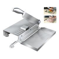 Manual boneless fresh poultry goose pork meat cutting machine