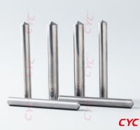 Precision Ground carbide Rod, with helical holes, With Point, Chamfer and slot