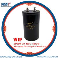 WEET WEF CD136 2000H at 105C High Ripple Current Screw Aluminum Electrolytic Capacitors