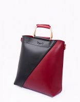 CLASSIO BLACK PINK DOUBLE HANDLE BAG