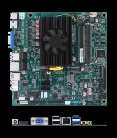 Ready to Ship - Intel 5405U mini-ITX Motherboard 4K HDMI Dual DDR4 WOL PXE RJ45 GPIO Circuit Mainboard for Industrial Control & Edge Computing
