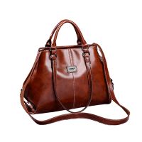 Fashion Computer Briefcase Leather Tote Large Capacity Stylish Retro Handbag Long Strap All-Match Sling Purse Designer Shoulder Crossbody Satchel-#282