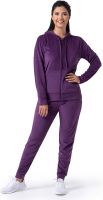 womens Velour Tracksuit 2 Piece Zip Up Hoodie and Jogger