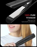 Flat Iron Ionic Hair Straightener, SAZIKA Professional Nano Titanium Straightener with Floating Plates for Hair Styling, Straightener and Curler 2 in 1 with Dual Voltage