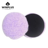 3inch hook and loop backing wool pad wool polishing pads