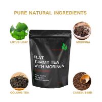 Slimming belly tea pert de poid detox green tea bag the minceur Flat tummy tea with moringa natural tea