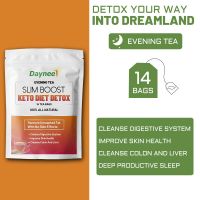 Chinese Flat Tummy organic herbal weight loss slimming Tea with evening tea and daytime