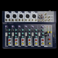 pro 7-channel audio mixer-F7