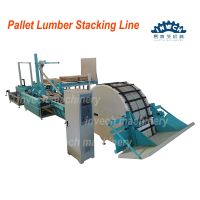 Timber Wood Planks Stacking Machine Automatic Pallet Wood Boards Conveing Stacker Machine Price