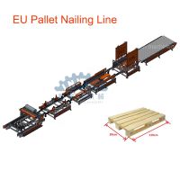 Horizontal EU/EPAL Wood Pallet Nailing Machine with HT Brander