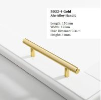 96mm Hole Distance T Bar Cabinet Handle