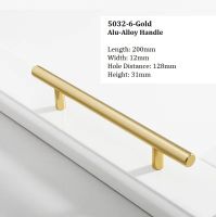 Gold Simplified Furniture Handle