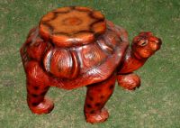 Sell leather tortoise stool