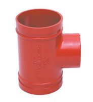 Ductile iron reducing tee with female thread