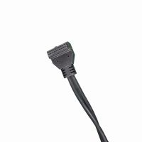 102 90 Degree 2x10PIN To 2Mini USB2.0 Spring Cable One Female To Two Male USB PLC Program Unit Power Cable