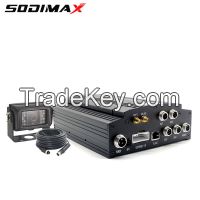 H 264 4CH 720P DVR For Vehicles truck 4ch car mobile dvr with free sof