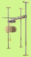 portable indoor straight forward crane hoist