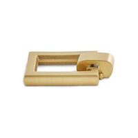 Double Hole Brass Square Handle