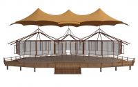 Large Glass Wall Tent