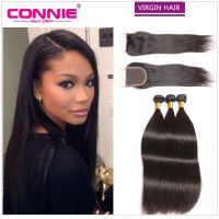 8A Unprocessed Straight Hair With Closure