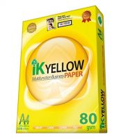 IK Yellow A4 80 gsm multipurpose office paper