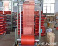 plastic mesh bag making machine