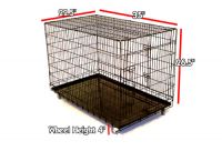 Sell dog cage with wheel