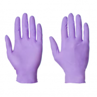 Medical Disposable Nitrile Gloves Manufacturers Hot sale Cheap Prices Coated Blue Purple