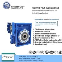 CHENYUE Worm Gear Reducer NMRV063 NMRV 63 Input 14/19/22/24mm Output 25mm Speed Ratio from 5:1 to 100:1 Speed Reducer Reduction Box