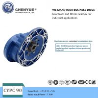 CHENYUE High Torque Big Output Hole Worm Gearbox CYPC90 Input24mm Output19mm Speed Ratio from 2:1 to 5:1 FreeMaintenance