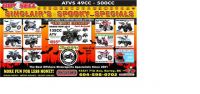 Selling huge selection of off road machines.Sinclair's Motorsports.