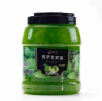 Apple fruit jam puree pulp 3kg bottles China factory customize for drinks beverage