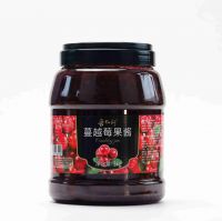 Cranberry fruit jam puree pulp 3kg bottles China factory customize for drinks beverage