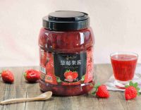 Fruit jam 3kg bottles puree pulp for beverage factory support customize strawberry jam