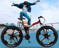 factory sell 4.0 snow fat mountain folding bike/fat folding bicycle