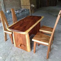 Trembesi Dining Room Set Table with A Chair