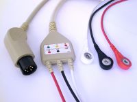 One-piece 3LD ECG Cable with Leadwires