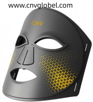 CNV Led Face Mask Light Therapy, Red & Blue Light Therapy for Wrinkles, Rejuvenation & Tightening, Skin Care, G1 Black