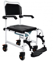 Medical Commode Wheelchair with Toilet Seat Wheel Chair