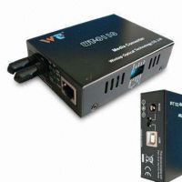 Sell 10/100M Media Converter with 2MB Built-in Memory Chip and Powered