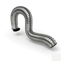 Universal Car Exhaust Pipe 50mm Diameter Length 1M