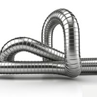 Aluminum Alloy Car Muffler Pipe 45 Degree Bend