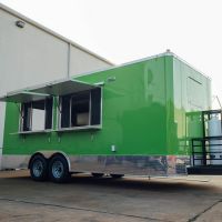 Wholesale Food Truck Trailer Mobile Food Cart Outdoor Kitchen Fast Food Truck Fast Delivery Cooking Equipment for Sale