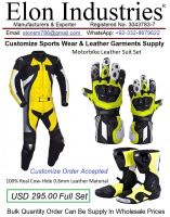 Men's Motorbike Leather Suit, Motorbike Leather Gloves, Motorbike Leather Shoes