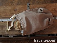 Embroidered Linen Bread Bags