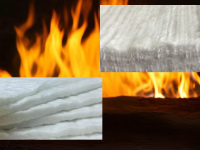 Glass Fiber Needle Mat Heat Insulation Fireproof Material